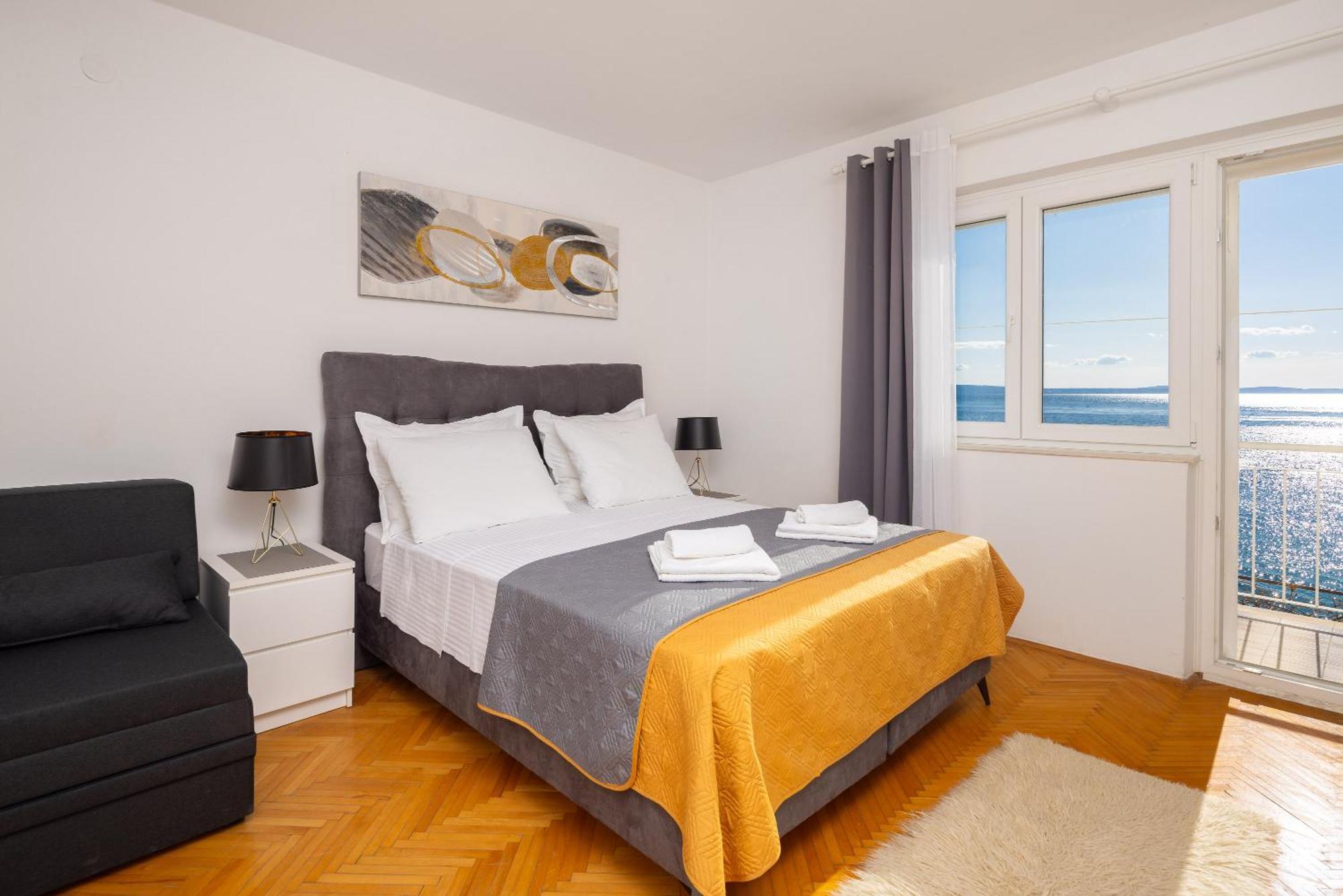Seaside Apartment Blue Dugi Rat Kültér fotó