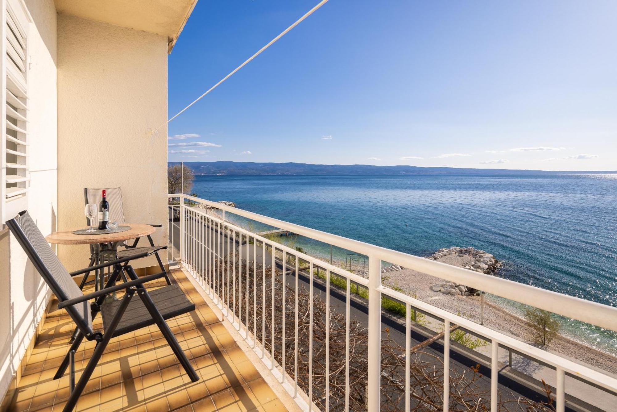Seaside Apartment Blue Dugi Rat Kültér fotó